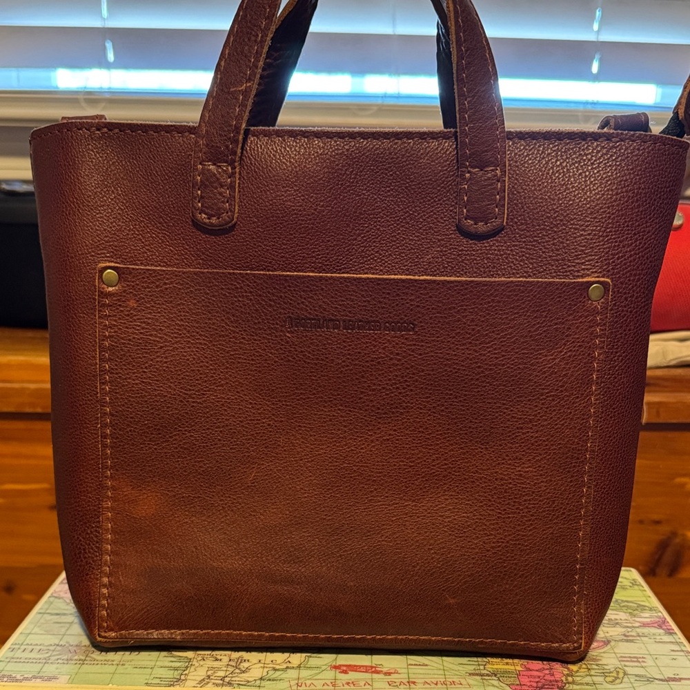 Portland Leather Dark Brown Shoulder Bag